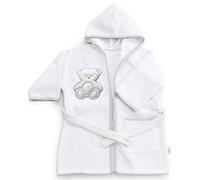 Italbaby Peignoir éponge pour bébé 6 - 18 mois en peluche blanche - 550 g