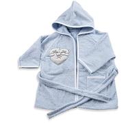 Italbaby Peignoir éponge pour bébé 6-18 mois Sweet bleu - 550 g