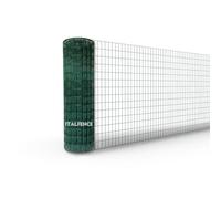 Italfence - Grillage soudé, galvanisé et plastifié, Clôture de jardin, 25m (Toutes les hauteurs) [Ø2,30mm, 150cm]