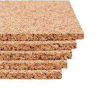 ITALFROM - Lot de 1 m² - Panneaux de liège de 1 cm à 6 cm - Isolation thermique, acoustique pour toits, manteaux et sols (1 m² de 5 cm)
