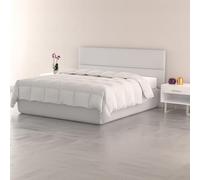 Italian Bed Linen Couette d'hiver Blanche 100% Coton - Lit Double 240 x 200 cm