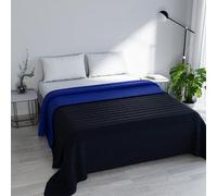 Italian Bed Linen Couvre-lit d'été 260 x 270 cm Bleu