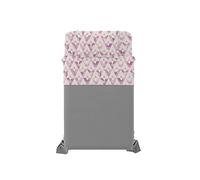 Italian Bed Linen Dafne Parure de lit 100% Microfibre, Kinki, Petit lit Double