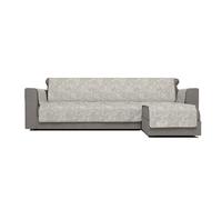 Italian Bed Linen Datex “Glamour” Housse de canapé antidérapante avec chaise-longue droite, Beige, 290cm