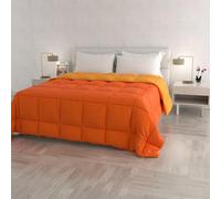 Italian Bed Linen Elegant T-EL-arancio/giallo-2P Couette d'hiver, Orange/Jaune, Double, 220 x 270 cm