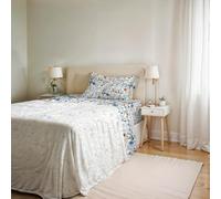 Italian Bed Linen Ensemble de draps en Coton Ida, lit Simple, modèle : ermes, confectionné en Italie