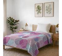 Italian Bed Linen Fantasy Couette d’été imprimé, Rembourrage en Polyester, Soffioni, 170x270cm