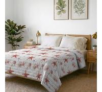 Italian Bed Linen Fantasy Couette d’été imprimé, Rembourrage en Polyester, Starfish, 260x270cm