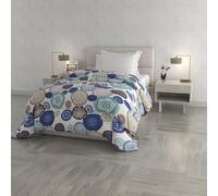 Italian Bed Linen Fantasy Couette d'hiver, rembourrée et imprimée, Murrine, 170x260cm