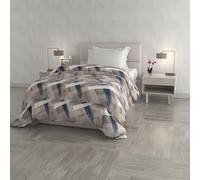 Italian Bed Linen Fantasy Couette d'hiver, rembourrée et imprimée, Pennellate, 220x260cm