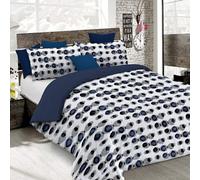 Italian Bed Linen Fantasy Parure de Couette, Microfibre, Multicolore, 1 Place et demie