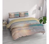 Italian Bed Linen "Goodnight Parure de lit imprimée numérique, Microfibre, Haïti, lit Double