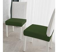 Italian Bed Linen MB Home Basic, Housse de Chaise Plus Belle, Vert foncé