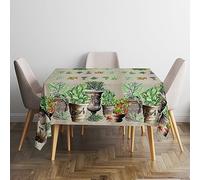 Italian Bed Linen Nappe Anti-Taches au Panama 100% Coton, Profumi d’Italia, 150x240 cm