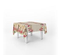 Italian Bed Linen Nappe Impression numérique Anti-Taches, 150 x 180 cm Grenade