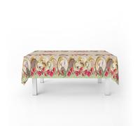 Italian Bed Linen Nappe Panama Anti-Taches 100% Coton MELOGRANO 150 x 180 cm