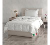 Italian Bed Linen Prestige Couette fabriquée en Italie d'été, Blanche, Place et demie 200 x 200 cm