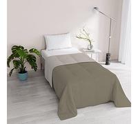Italian Bed Linen Romantic Couette Printemps/été, Microfibre Main pêche, Simple 170 x 260 cm, Stone/Champagne