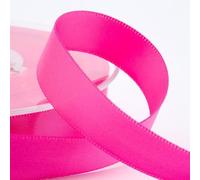 Italian Options Rouleau de ruban de satin Rose vif 38 mm x 25 m