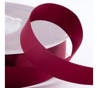 Italian Options Ruban de satin Bordeaux 10 mm x 25 m
