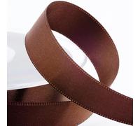 Italian Options Ruban de satin marron 16 mm de large x 25 m