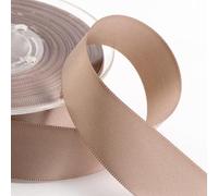 Italian Options Ruban de satin Taupe 10 mm x 25 m