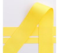 Italian Options Ruban gros grain Jaune 25 mm x 10 m