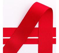 Italian Options Ruban gros grain Rouge 25 mm x 10 m