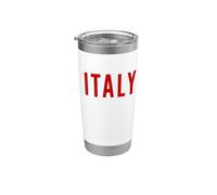 Italian Pride Red Bold, Italie Gobelet isotherme en acier inoxydable double paroi
