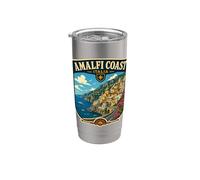Italie Côte Amalfitaine Cadeau Italie Vacances Voyage en famille Positano Gobelet isotherme en acier inoxydable double paroi