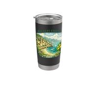 Italie Côte Amalfitaine Cadeau Italie Vacances Voyage en famille Positano Gobelet isotherme en acier inoxydable double paroi