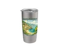 Italie Côte Amalfitaine Cadeau Italie Vacances Voyage en famille Positano Gobelet isotherme en acier inoxydable double paroi