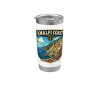 Italie Côte Amalfitaine Cadeau Italie Vacances Voyage en famille Positano Gobelet isotherme en acier inoxydable double paroi