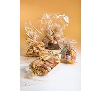 Italpak Lot de 50 sachets transparents pour aliments, fabrication artisanale, 20 x 35 cm