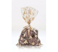 Italpak Lot de 50 sachets transparents pour bonbons, biscuits, 15 x 25 cm,