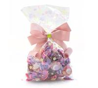 Italpak Sachets Bonbons, Sacs Transparents pour Les Aliments, Lilas, 50 pièces, 10x20cm