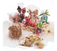 Italpak Sacs Alimentaires Transparents, Grandes enveloppes pour panettoni, polypropylène, 40 x 60 cm, 100 unités