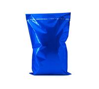 Italpak Sacs Cadeaux Métallisées Patiné Auto-adhésifs, 50 Pièces, Bleu, 15x23+4 cm