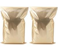 Italpak Sacs Cadeaux Métallisées Patiné Auto-adhésifs, 50 Pièces, Doré, 15x23+4 cm (Lot de 2)