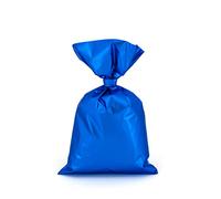 Italpak Sacs Cadeaux Métallisées patiné, Bleu, 50 pièces, 25x40 cm
