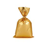 Italpak Sacs Cadeaux Métallisées patiné, Or, 50 pièces, 15x25 cm