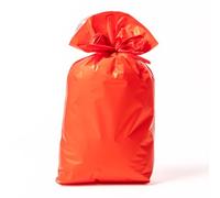 Italpak Sacs cadeaux perlés en polypropylène 40 microns, rouge, 15 x 25 cm, 50 unités