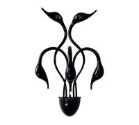 Italux applique murale Swan - Noir
