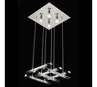 Italux Diamond Plafonnier suspendu moderne à 16 ampoules, GU10 + G4
