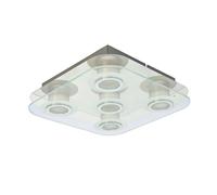 Italux Plafonnier Flavio 5 lumières - Gris