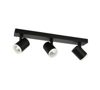 Italux Spot Helvia 3 lampes - Noir