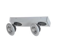 Italux Spot LED plafond 2 lampes - Blanc