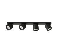Italux Spot Nuora 4 lampes - Noir
