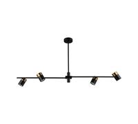 Italux spot plafond 4 lampes - noir