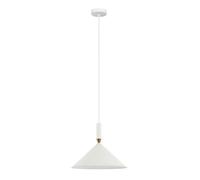 Italux Suspension cône métal - Blanc